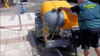 Dos detenidos en Ciudad Real por robar una motobomba y combustible de una planta solar