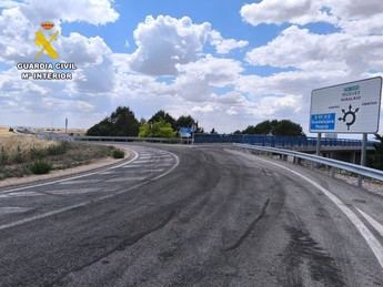 Conductora investigada tras recorrer 13 kilómetros en sentido contrario por la A-2 en Guadalajara