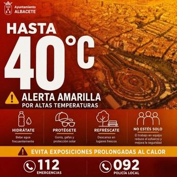 Albacete implementa medidas de seguridad para trabajadores ante la ola de calor