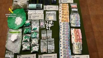 Desmantelan dos puntos de venta de drogas en San Clemente por la Guardia Civil