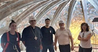 La restauración del ábside de la Catedral de Albacete finalizará en noviembre