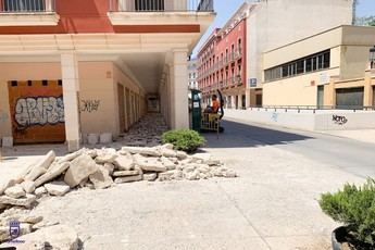 Inician la renovación de la calle Juan Pablo II en Tomelloso
