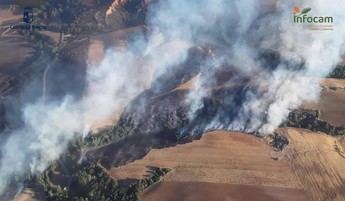 Incendio en Guadalajara extinguido tras varios días de trabajo