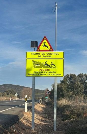 Instalan balizas para proteger fauna en la N-401 de Toledo