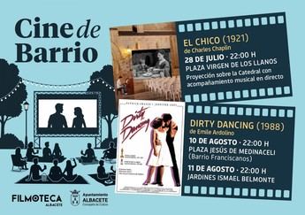 El 'Cine de Barrio' regresa a Albacete con proyecciones al aire libre desde el 28 de julio