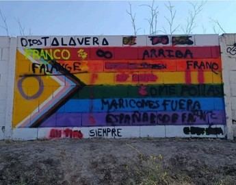 Vandalizan por tercera vez mural LGTBIAQ+ en Talavera durante el mes del Orgullo
