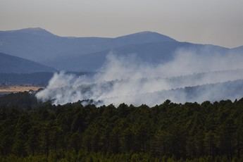 Incendio en La Mierla: situación complicada cerca de Soria y evacuaciones en marcha