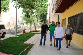 Avanzan las obras en la avenida Julio Carrilero de Albacete para la Feria