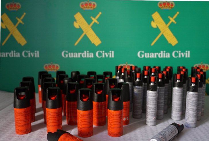 Intervenidos 49 sprays de defensa personal en un establecimiento no autorizado para su venta en Albacete
