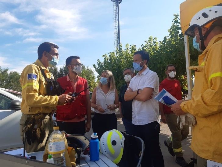 Estabilizado el fuego de Liétor (Albacete) y desconfinada la pedanía de Mingogil