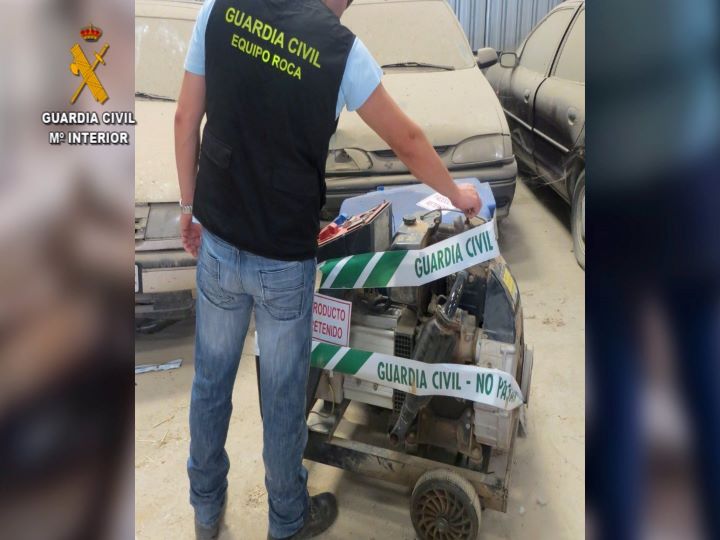 Cinco detenidos como autores de 22 robos en explotaciones agrícolas de La Mancha conquense y Ciudad Real