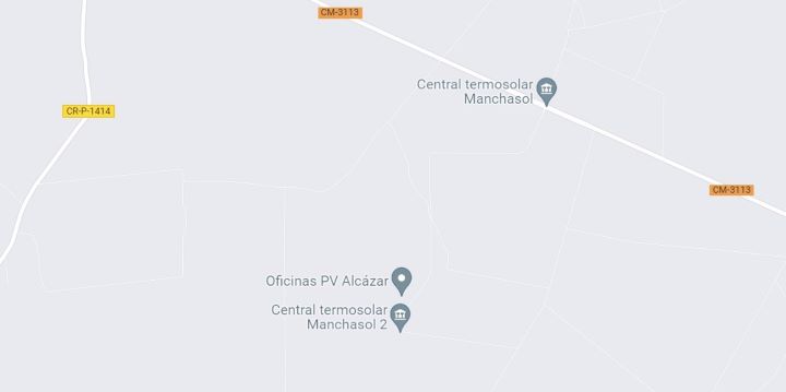 Extinguido el fuego que ha afectado a parte de una planta termosolar en Alcázar