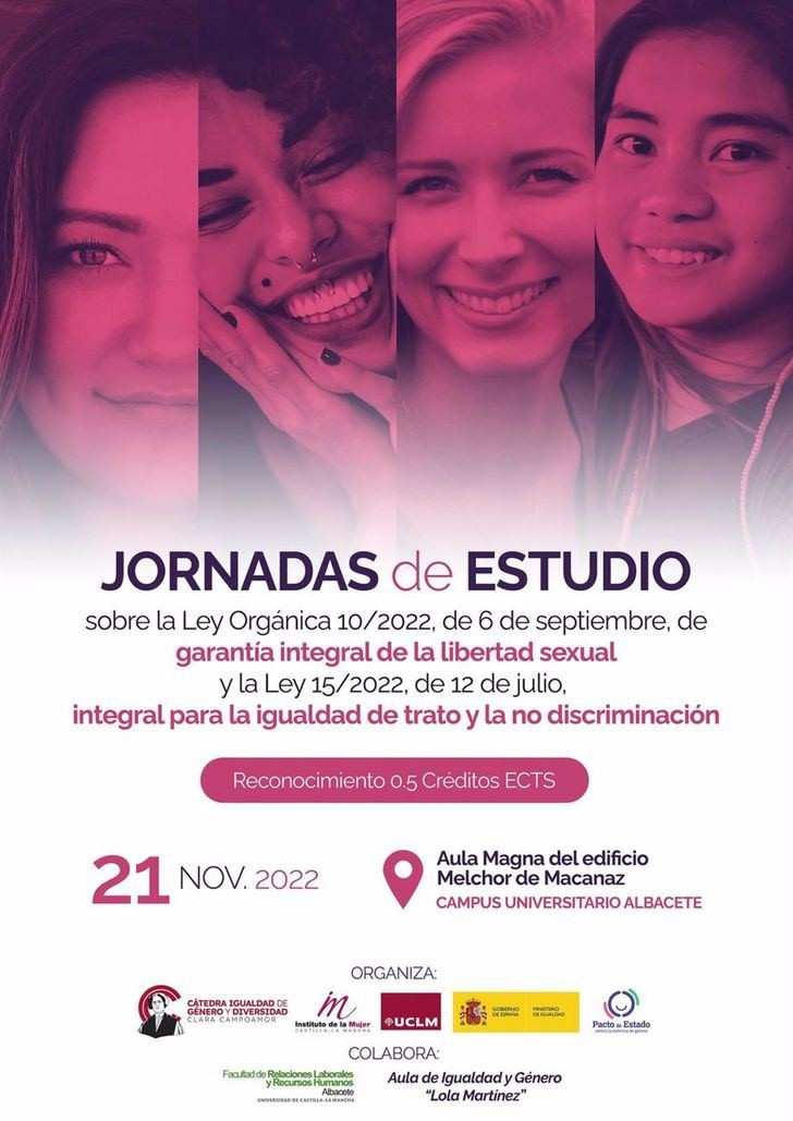 La ley del 'solo sí es sí', a estudio en el campus de Albacete el 21 de noviembre