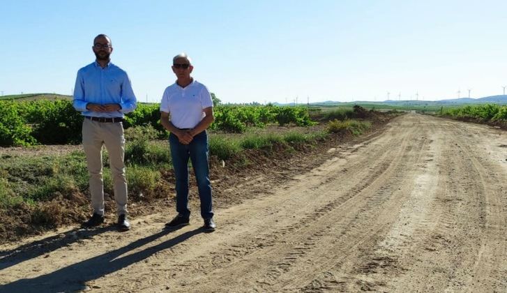 La Diputación de Albacete está mejorando diversos caminos rurales en Fuente-Álamo