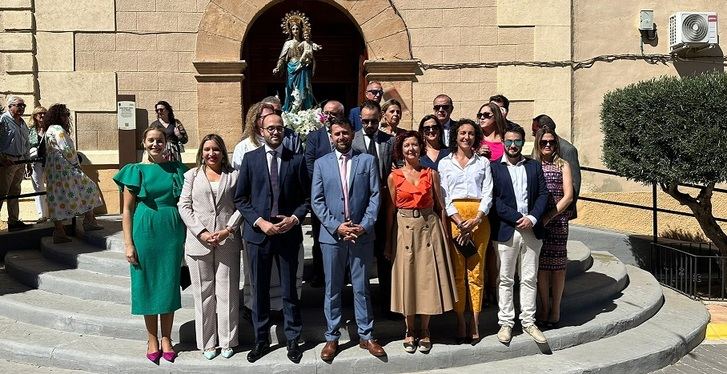 Presencia del vicepresidente de la Diputación de Albacete en las fiestas de Hoya Gonzalo