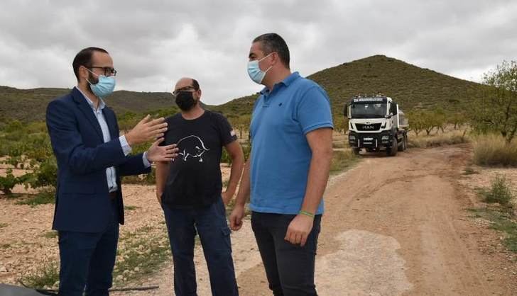 La Diputación de Albacete mejora 15 kilómetros de caminos rurales en Ontur