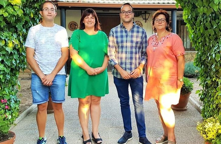 Reunión de la ejecutiva local del PSOE de Balazote con el secretario de organización provincial