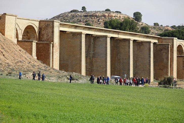 Fuentealbilla sorprendió a los participantes de la Ruta de Senderismo de la Diputación de Albacete