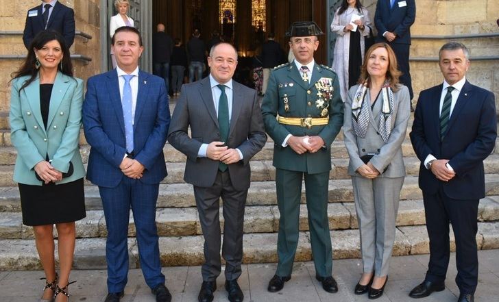 Cabañero participa en los actos organizados por la Guardia Civil de Albacete con motivo de la festividad de su patrona