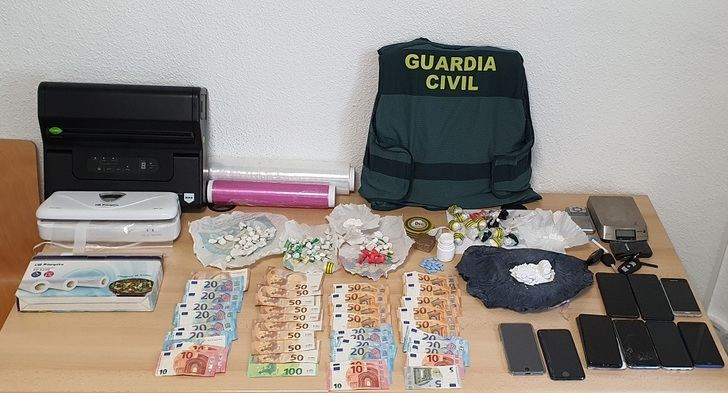10 detenidos y 7 registros de un grupo criminal dedicado a la venta de droga en Ciudad Real y Toledo