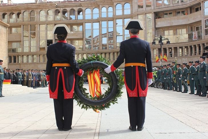 Imagen de archivo de la festividad de la Patrona de la Guardia Civil el año pasado.