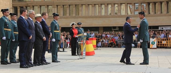 Albacete celebró con la Guardia Civil su Festividad, con los representantes de Ayuntamiento, Diputación y Junta