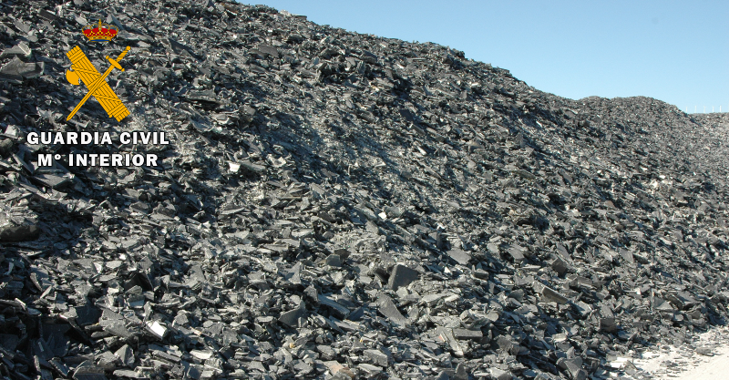 La Guardia Civil destapa en Almansa una trama que importó 37 millones de kilos de residuos peligrosos