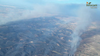 Incendio entre Toledo y Madrid