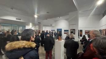 Mucho público en las exposiciones de artistas locales en el Museo de Hellín