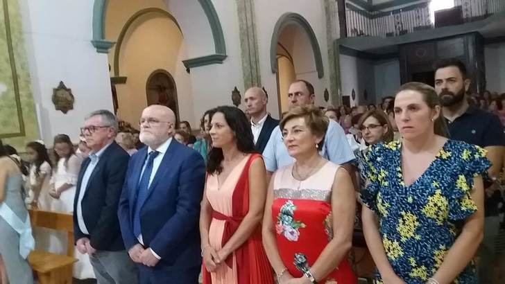 Hellín celebró en la abarrotada iglesia de Isso la misa en honor de su patrón