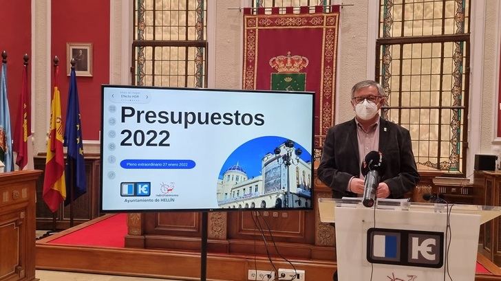 Ramón García hace balance del presupuesto del ejercicio 2021 del Ayuntamiento de Hellín