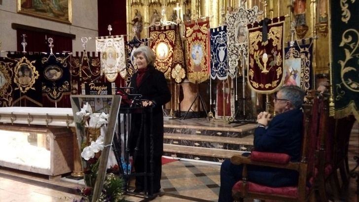 Teresa Romero pregonó la Semana Santa de Hellín 2018