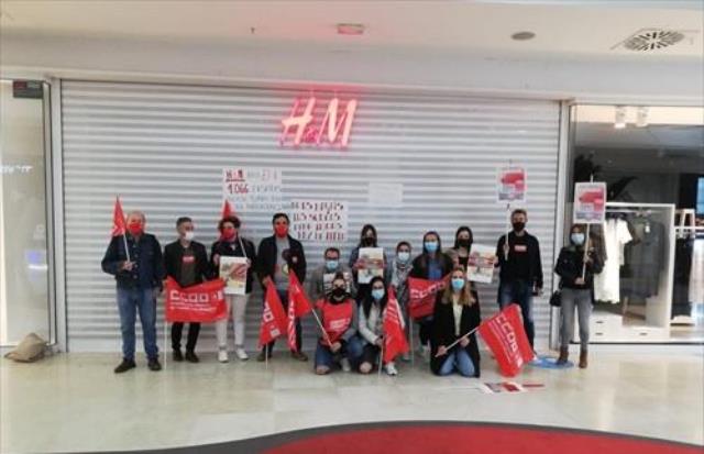Las trabajadoras de H&M en Castilla-La Mancha paran contra los cierres, despidos y precarización del empleo en la multinacional