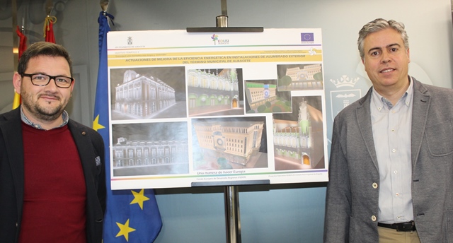 Ayuntamiento, Museo Municipal y Museo de la Cuchillería de Albacete cambia la imagen de su iluminación