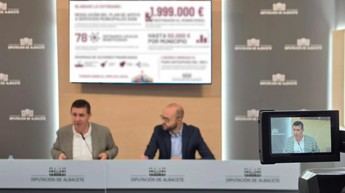 La Diputación de Albacete destina 2 millones de euros para apoyar a 78 localidades