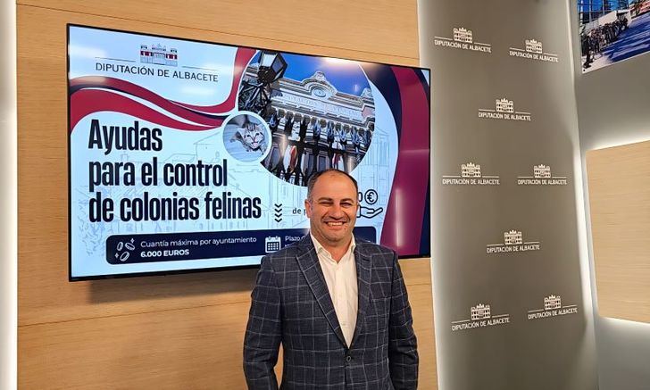 La Diputación de Albacete destina 150.000 euros en 2025 para la gestión de colonias felinas en 50 localidades