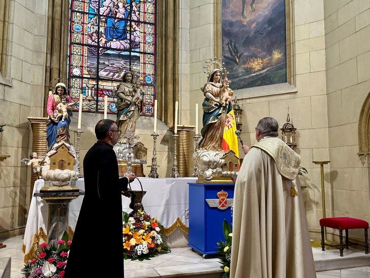 La Catedral de Albacete celebra la restauración de las imágenes de la Virgen de Loreto