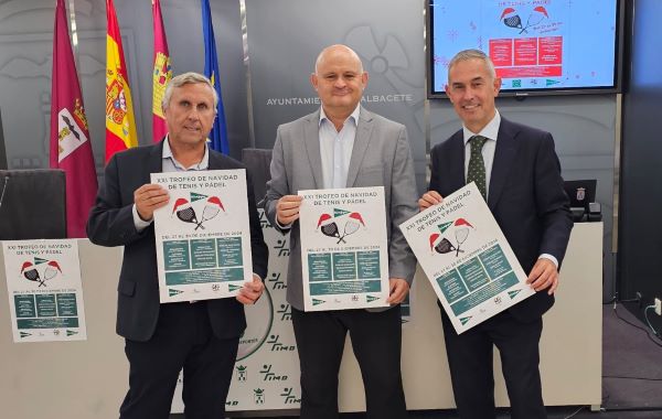 Albacete acoge la XXI edición del Trofeo de Navidad de Tenis y Pádel “El Corte Inglés” del 27 al 30 de diciembre