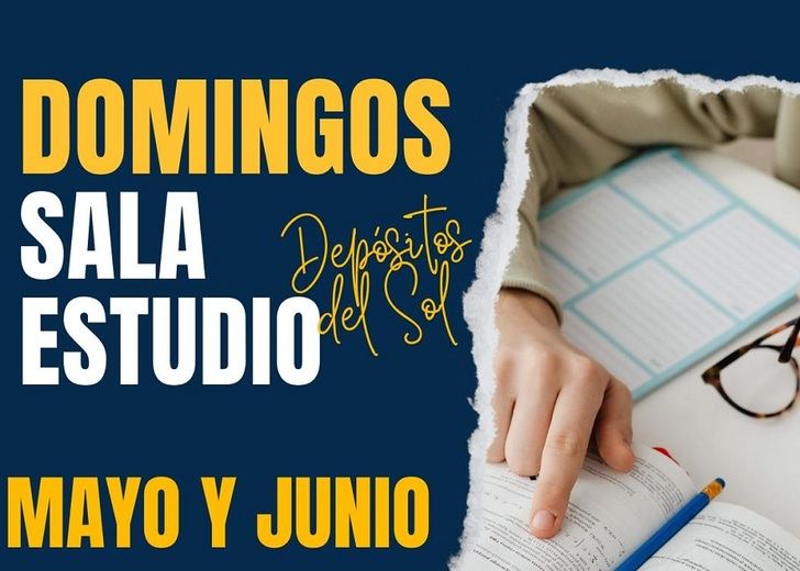 La sala de estudio de los Depósitos del Sol abrirá los domingos para apoyar a estudiantes en exámenes