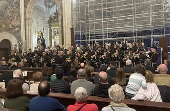 La banda de cornetas y tambores cierra el triduo en honor a Nuestro Padre Jesús Nazareno, en Albacete