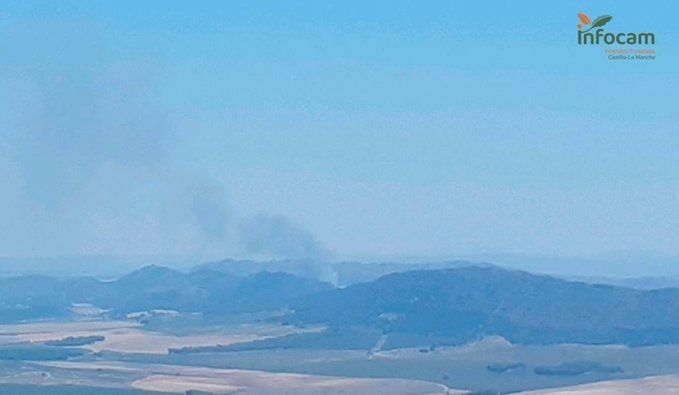 Dan por extinguido el incendio de Tobarra (Albacete)