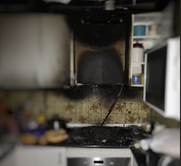 Calcinada casi por completo la cocina de una vivienda del barrio Industria de Albacete, tras un incendio