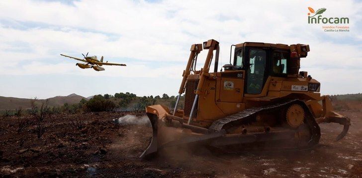 El número de siniestros relacionados con el fuego en Castilla-La Mancha cae un 11% en los dos primeros meses de campaña de extinción