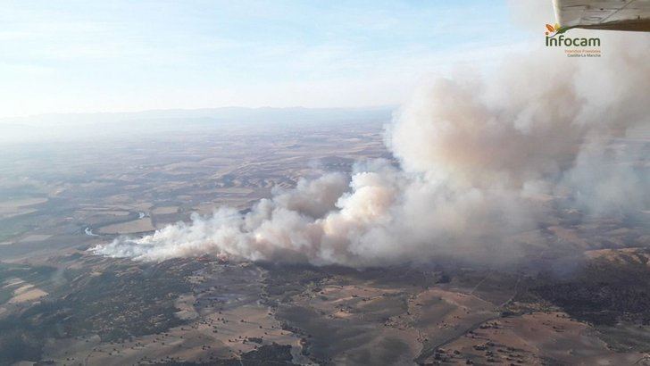Incendios en Toledo y Guadalajara: Tres fuegos controlados y extinguidos este sábado