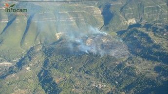 Controlado el incendio de Moropeche en Yeste (Albacete)