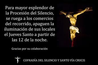 La Junta de Cofradías de Albacete pide a los comercios apagar luces para la procesión del Silencio este Jueves Santo