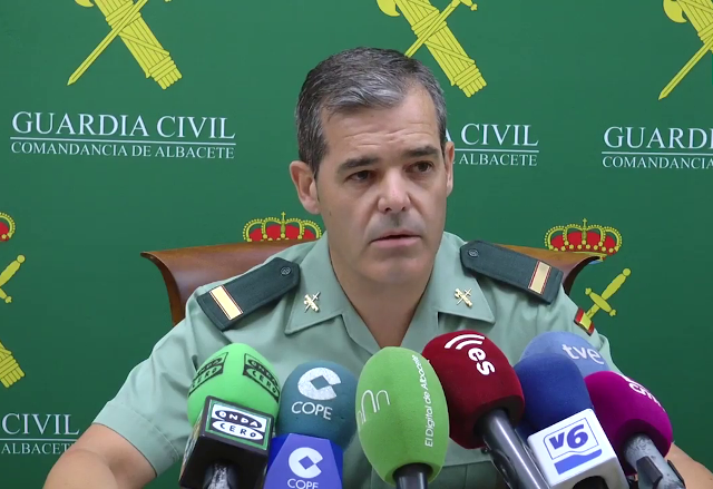 El cabo primero de la Guardia Civil de Albacete es reconocido por la colaboración con la actividad periodística 