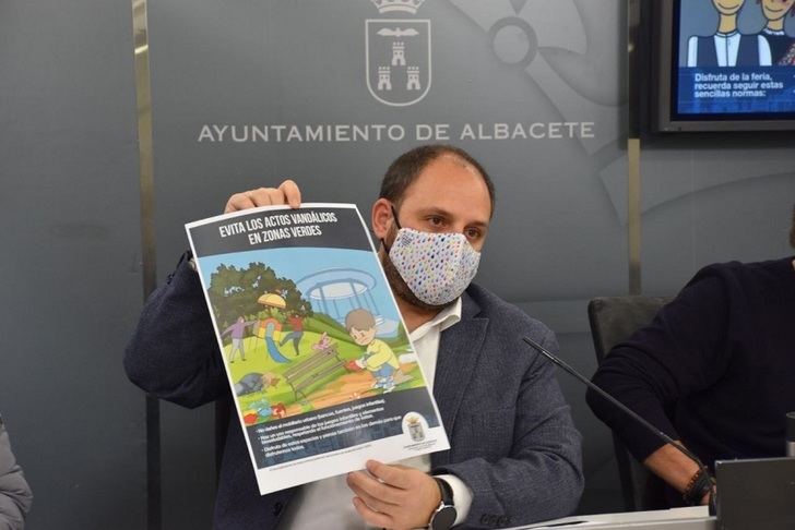 Los vándalos han causado daños en zonas verdes de Albacete por valor de 200.000 euros