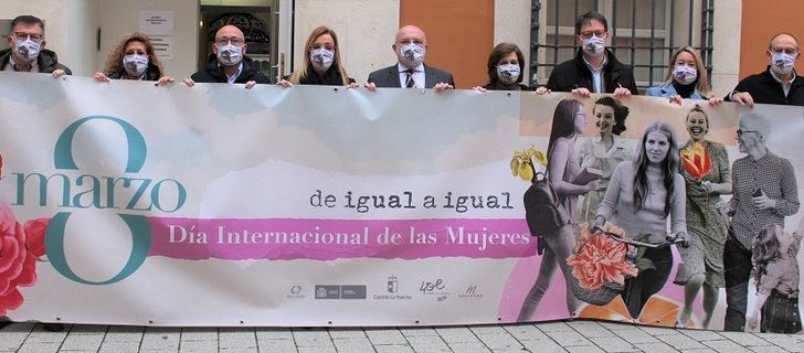 La Junta visibiliza en Albacete su compromiso con las políticas de igualdad y su transversalidad con motivo del 8M