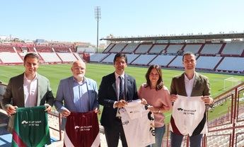 Albacete Balompié y Fundación Femenino firman acuerdo de patrocinio turístico con el Gobierno de Castilla-La Mancha